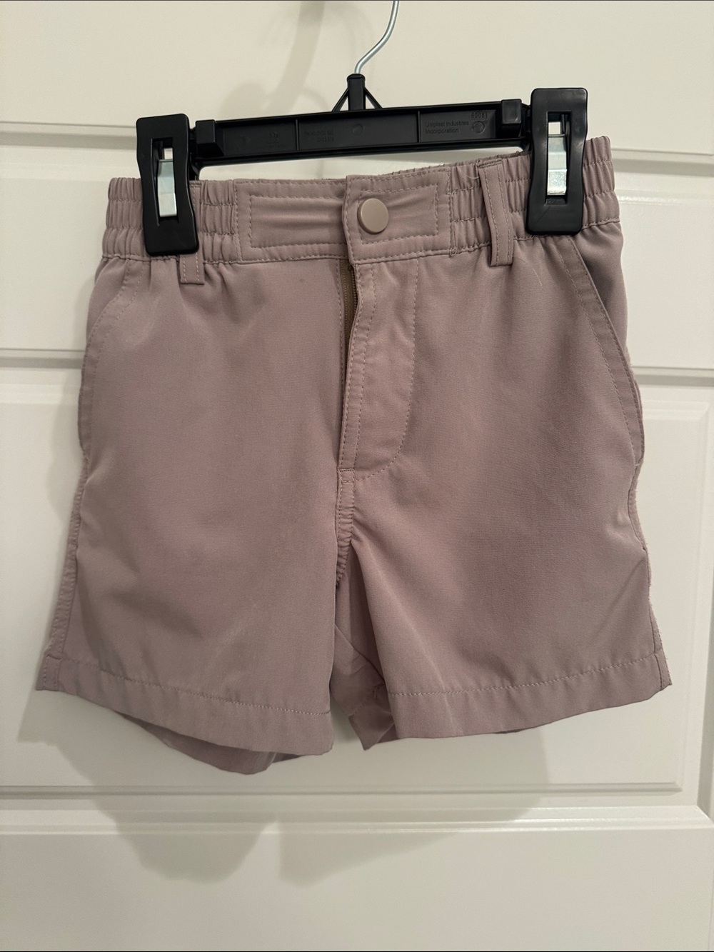 Burlebo Kids Elastic-Waist Shorts in khaki